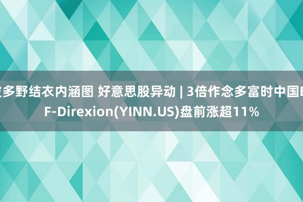 波多野结衣内涵图 好意思股异动 | 3倍作念多富时中国ETF-Direxion(YINN.US)盘前涨超11%