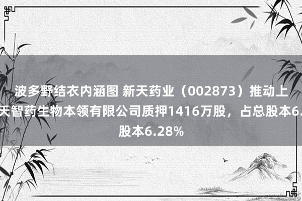 波多野结衣内涵图 新天药业（002873）推动上海新天智药生物本领有限公司质押1416万股，占总股本6.28%